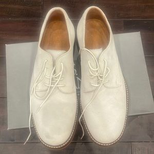 Jos. A. Bank White Suede Shoes